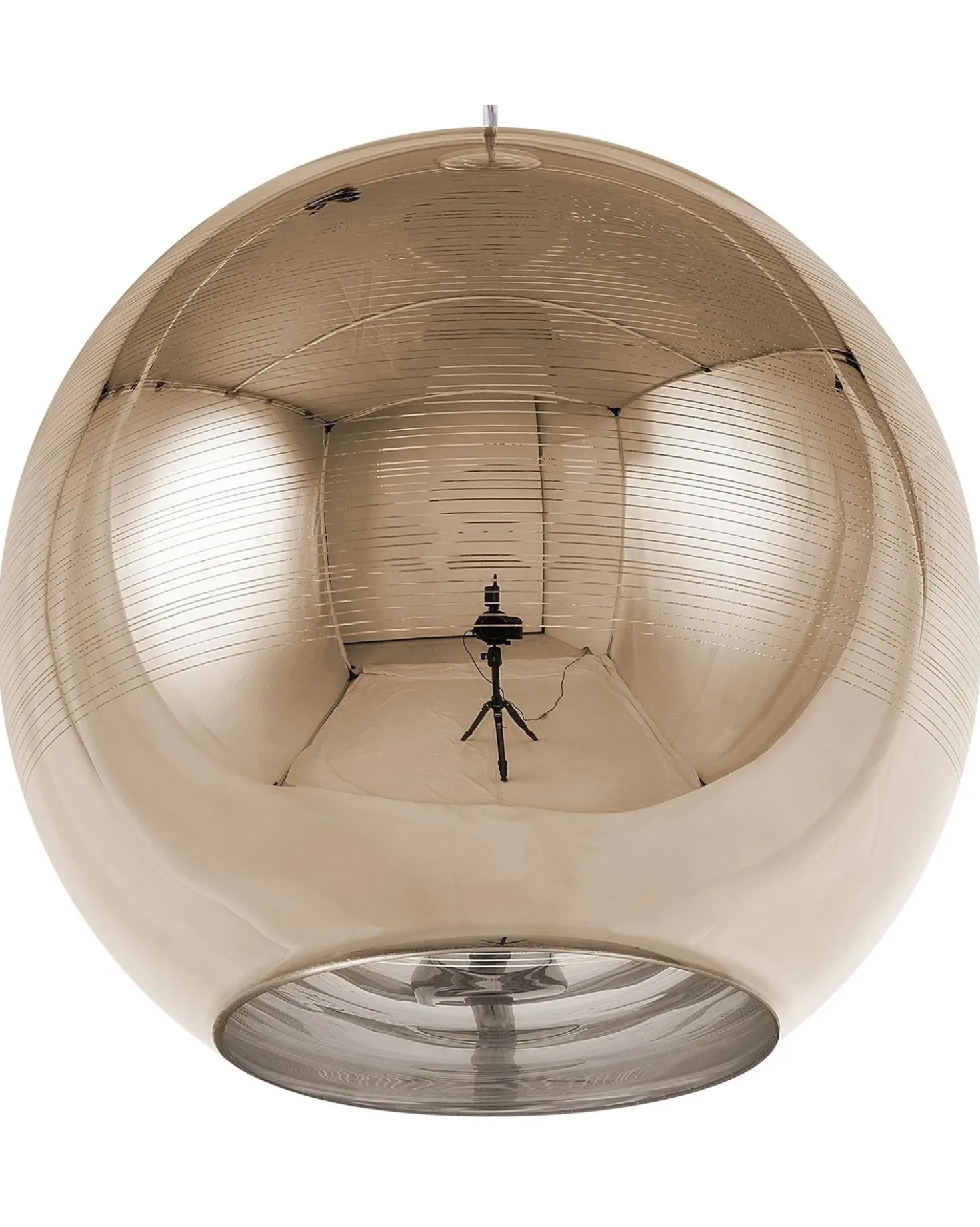 Lampadario ASARO Vetro Oro