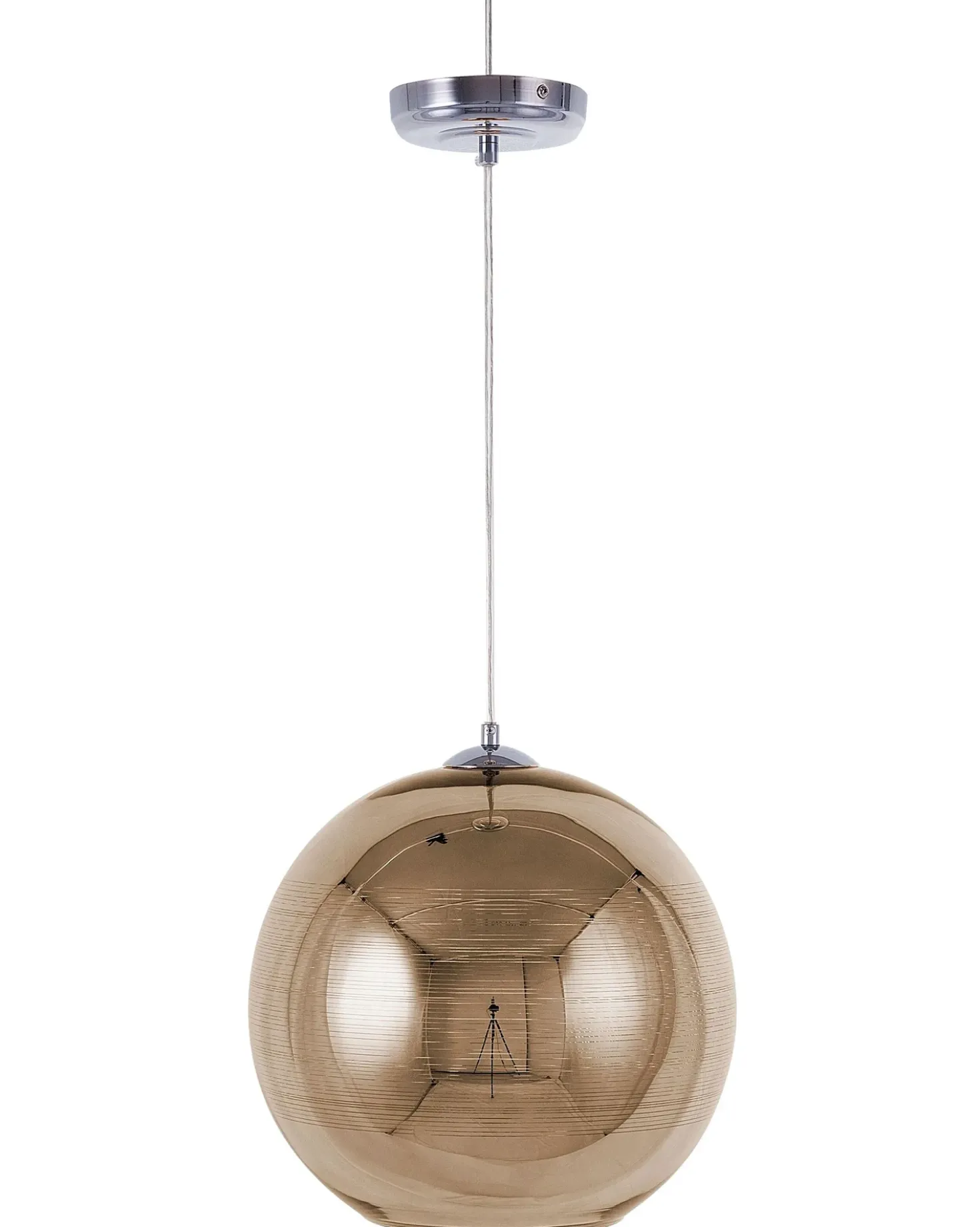 Lampadario ASARO Vetro Oro
