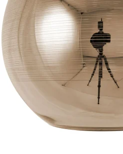 Lampadario ASARO Vetro Oro