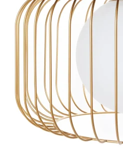 Lampadario BAIROA Metallo Oro