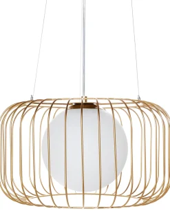 Lampadario BAIROA Metallo Oro