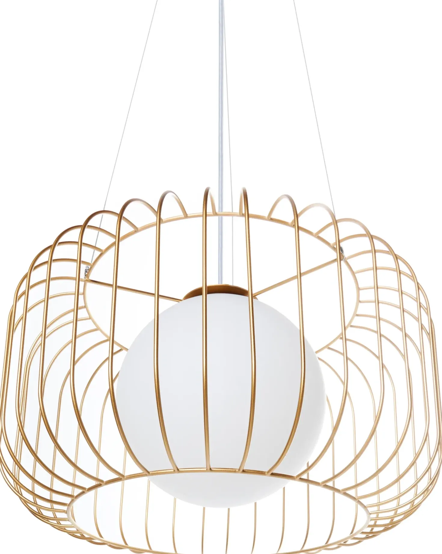 Lampadario BAIROA Metallo Oro