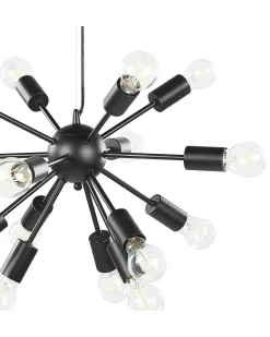 Lampadario BALAGAS Metallo Nero