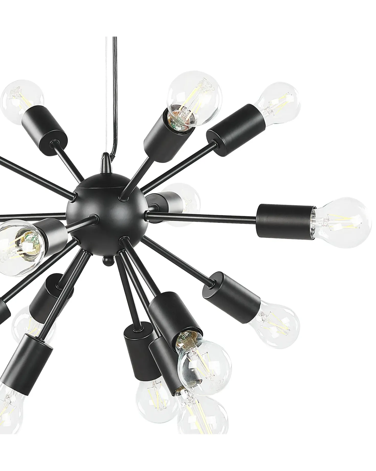 Lampadario BALAGAS Metallo Nero