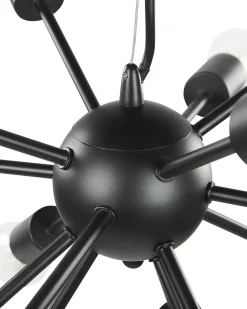 Lampadario BALAGAS Metallo Nero