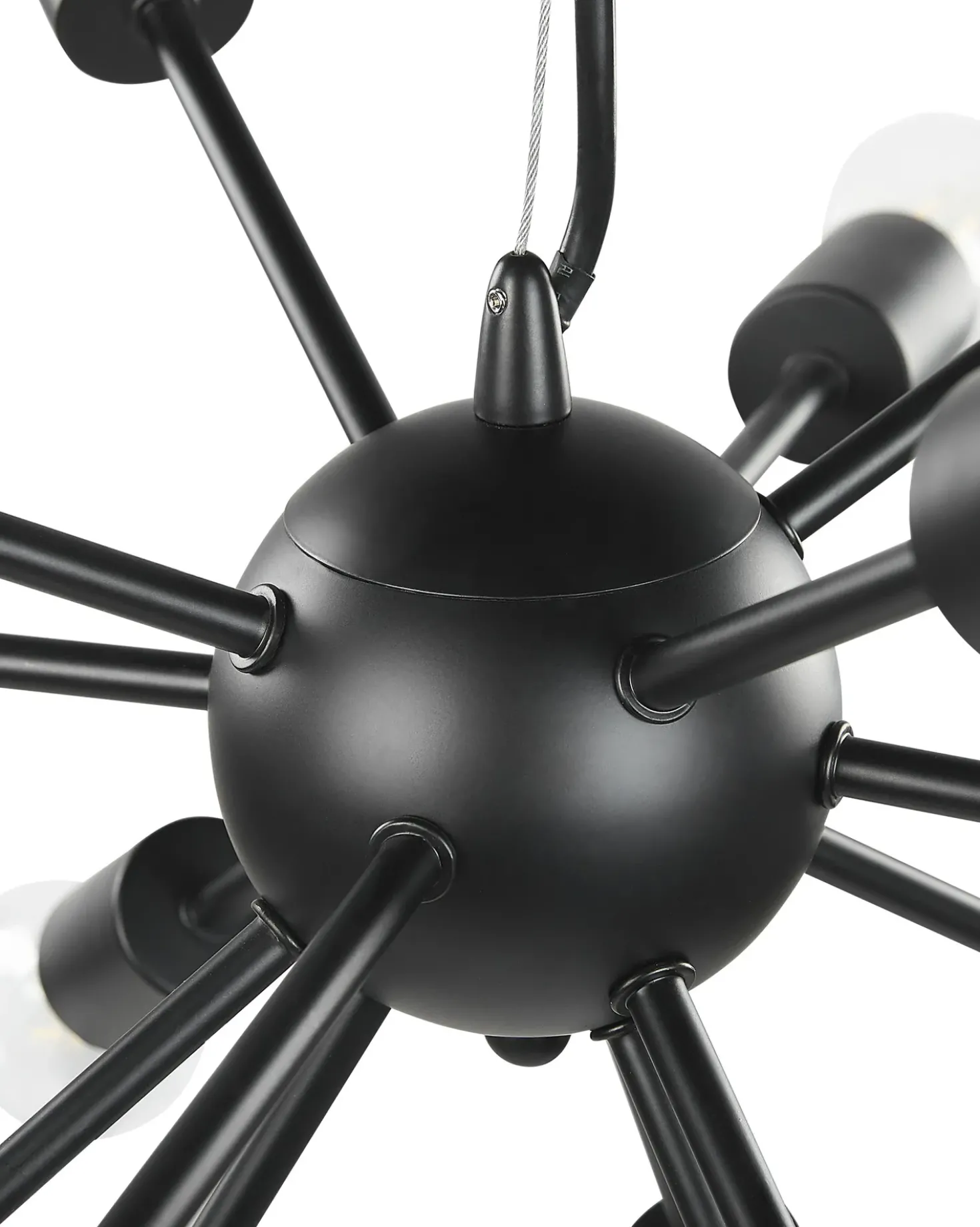 Lampadario BALAGAS Metallo Nero