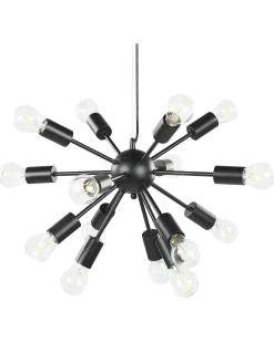 Lampadario BALAGAS Metallo Nero