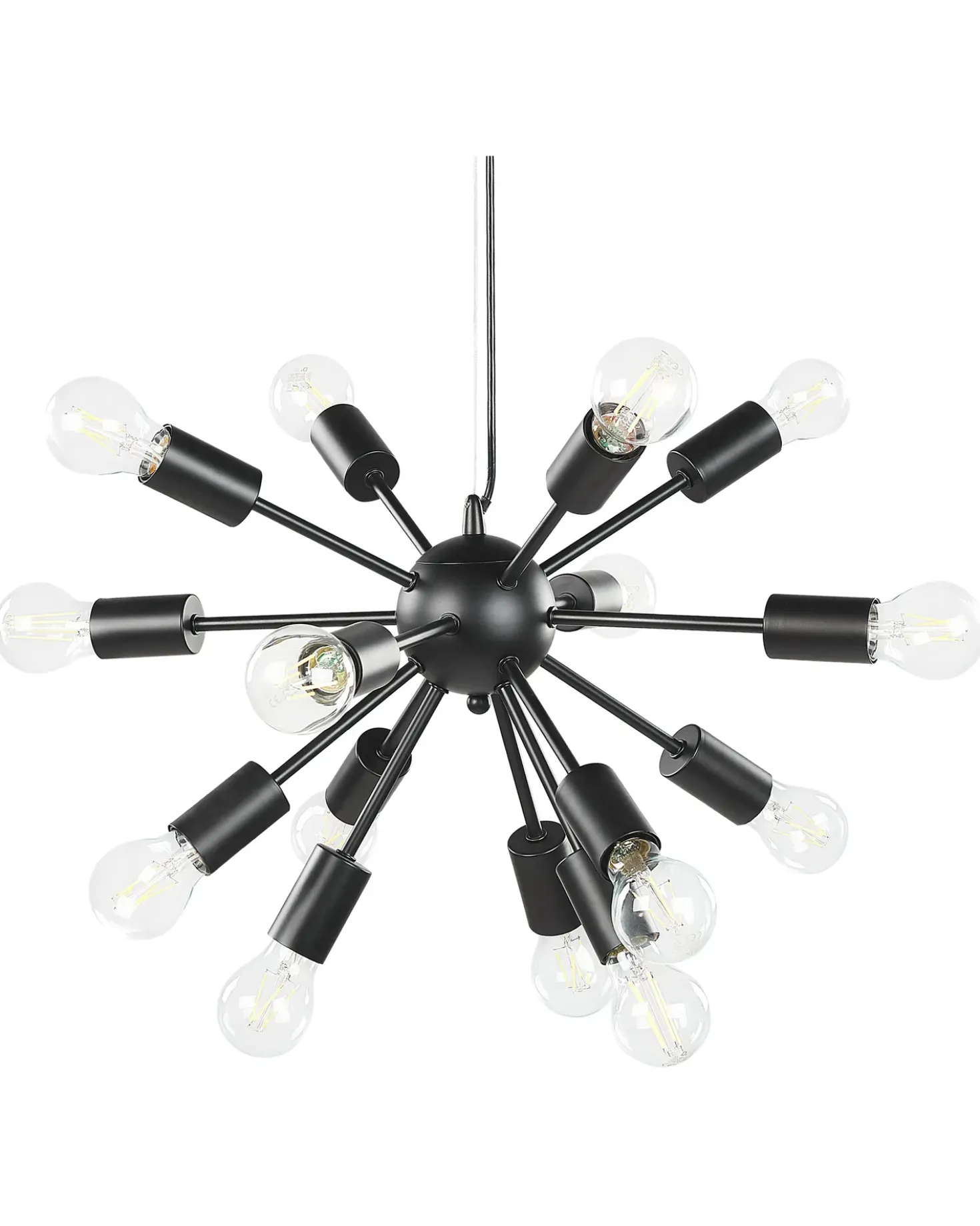 Lampadario BALAGAS Metallo Nero