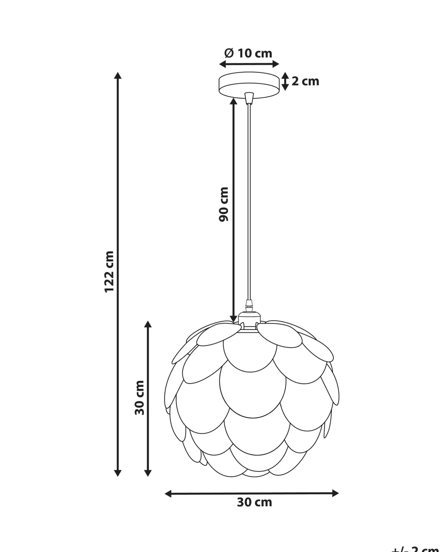 Lampadario BAMPUR Bambù Naturale