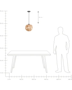 Lampadario BAMPUR Bambù Naturale