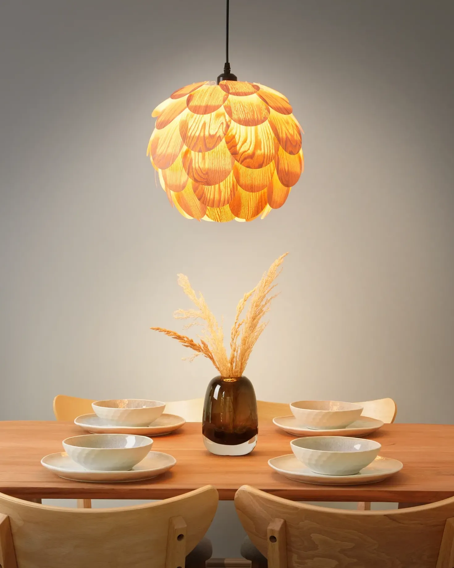 Lampadario BAMPUR Bambù Naturale