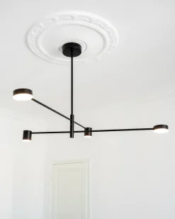 Lampadario BANDON Metallo Nero