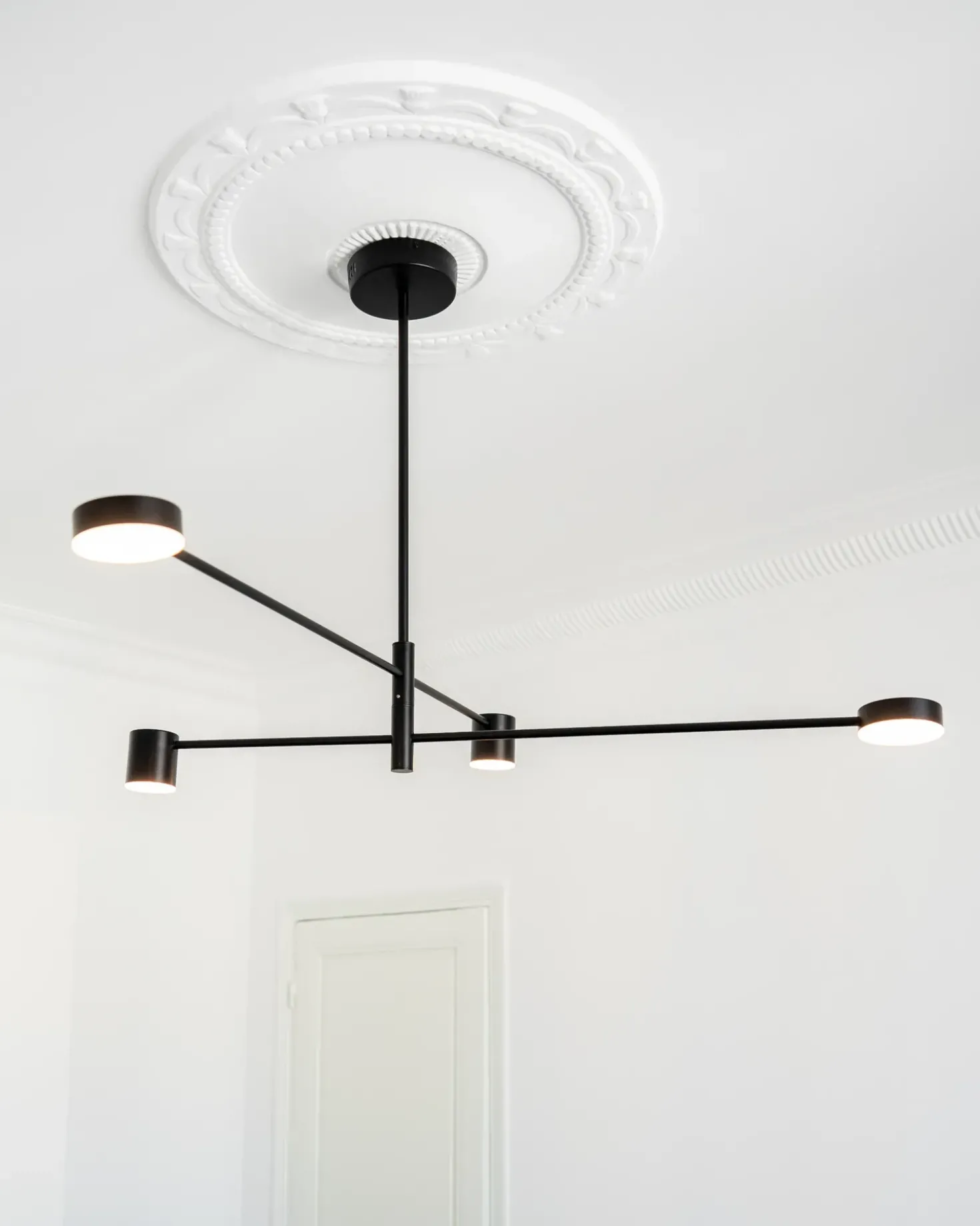 Lampadario BANDON Metallo Nero
