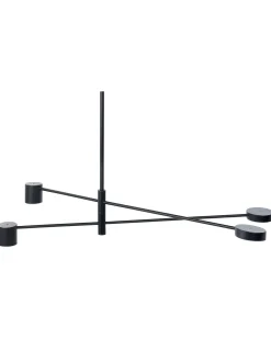 Lampadario BANDON Metallo Nero