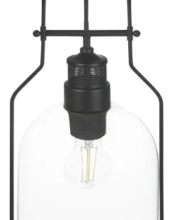 Lampadario BASHILO Metallo Nero