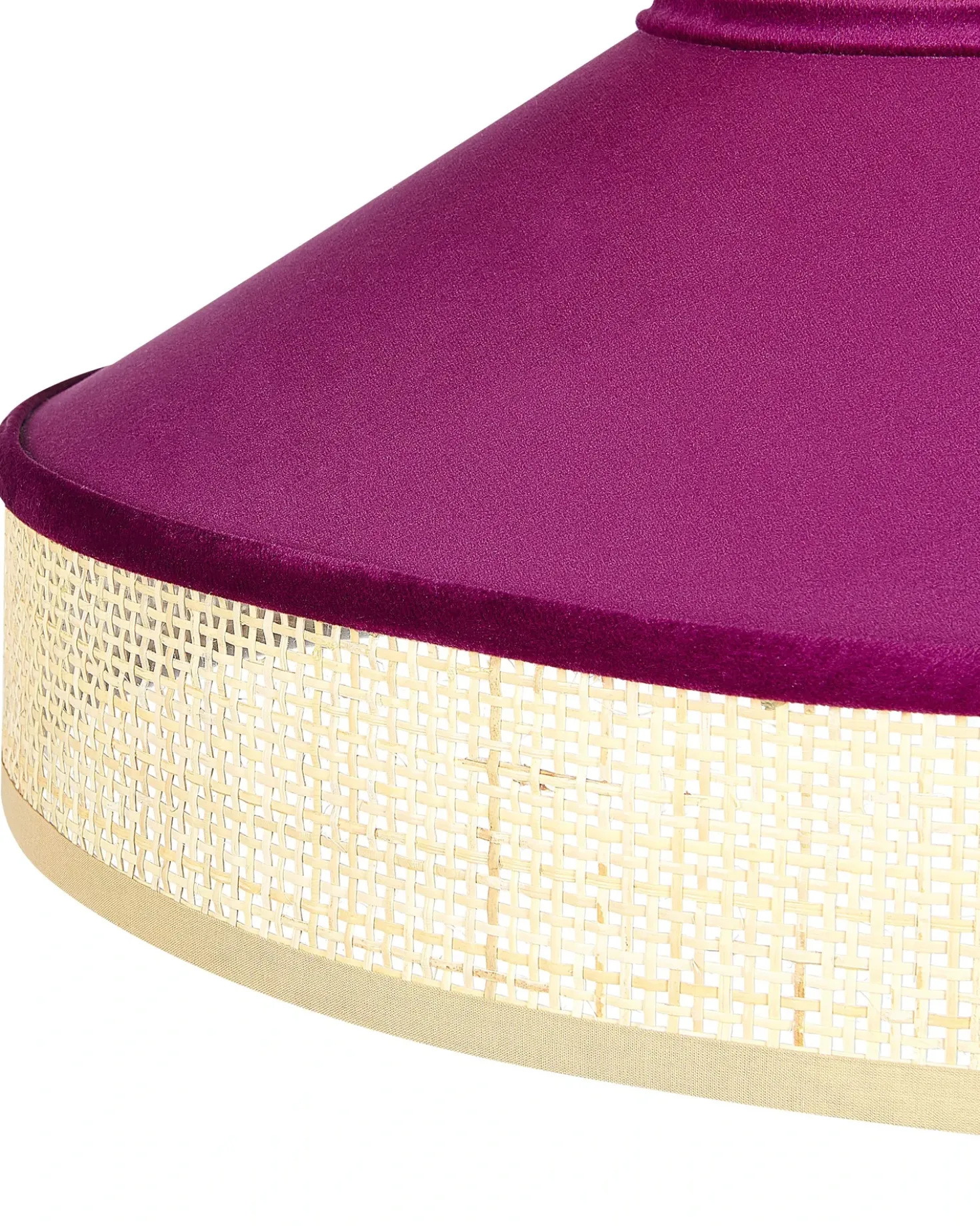 Lampadario BATALI Rattan Fucsia