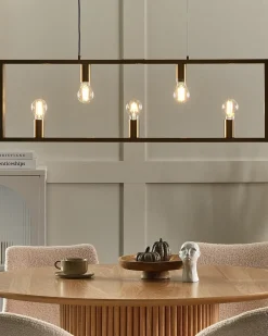 Lampadario BAYAS Metallo Ottone