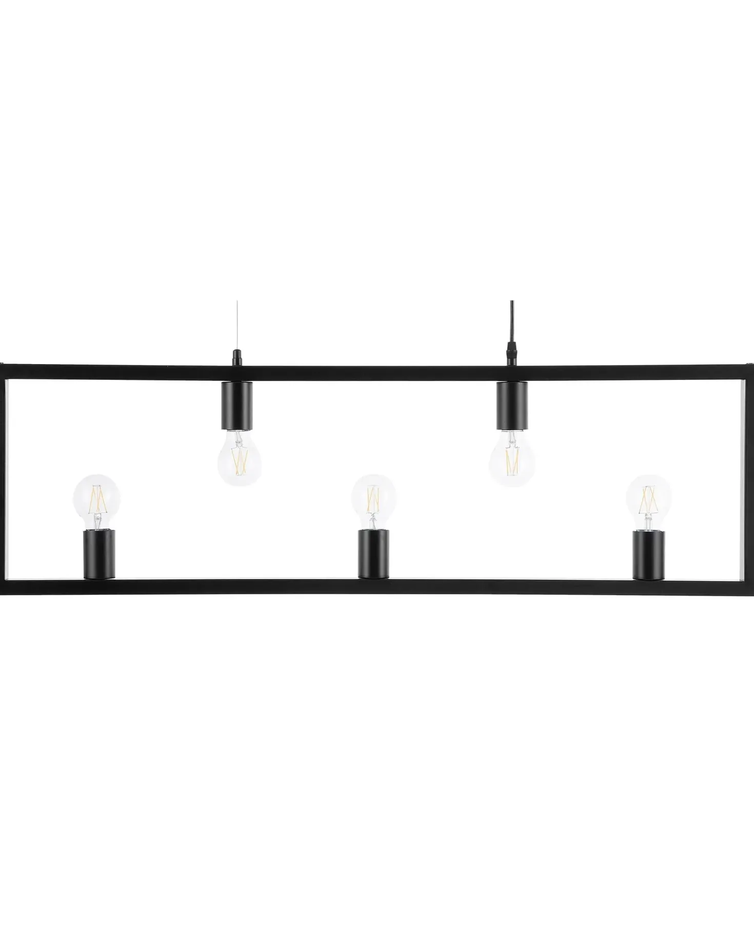 Lampadario BAYAS Metallo Nero