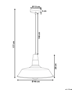 Lampadario BAYOU Metallo Bianco