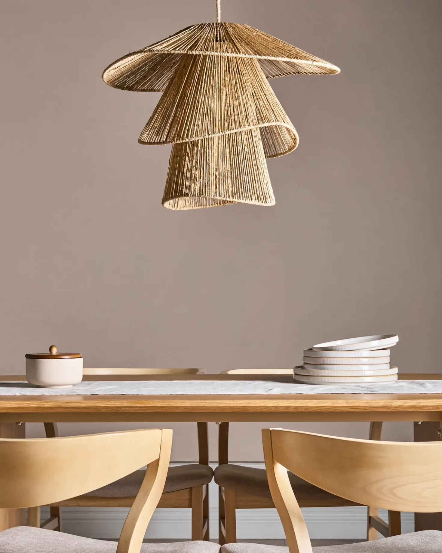 Lampadario BEDAS Iuta Naturale