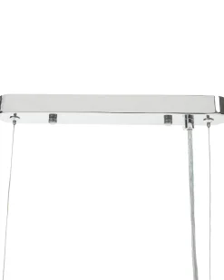 Lampadario BELELLE Cristallo Argento