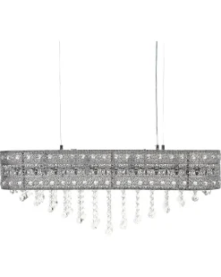 Lampadario BELELLE Cristallo Argento