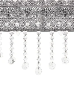 Lampadario BELELLE Cristallo Argento