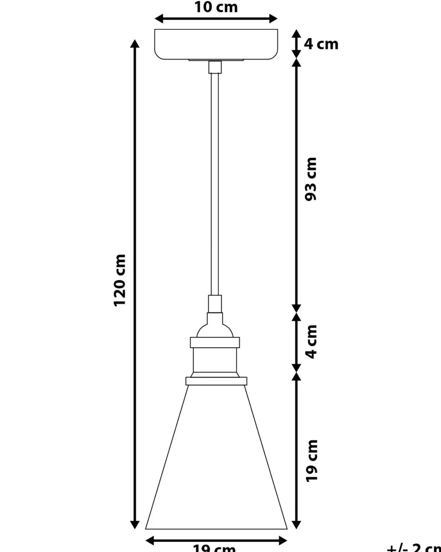 Lampadario BERGANTES Vetro Trasparente