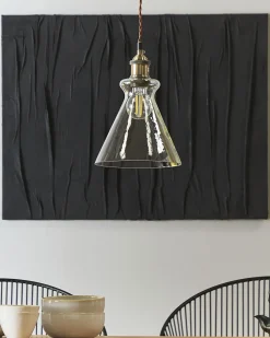 Lampadario BERGANTES Vetro Trasparente