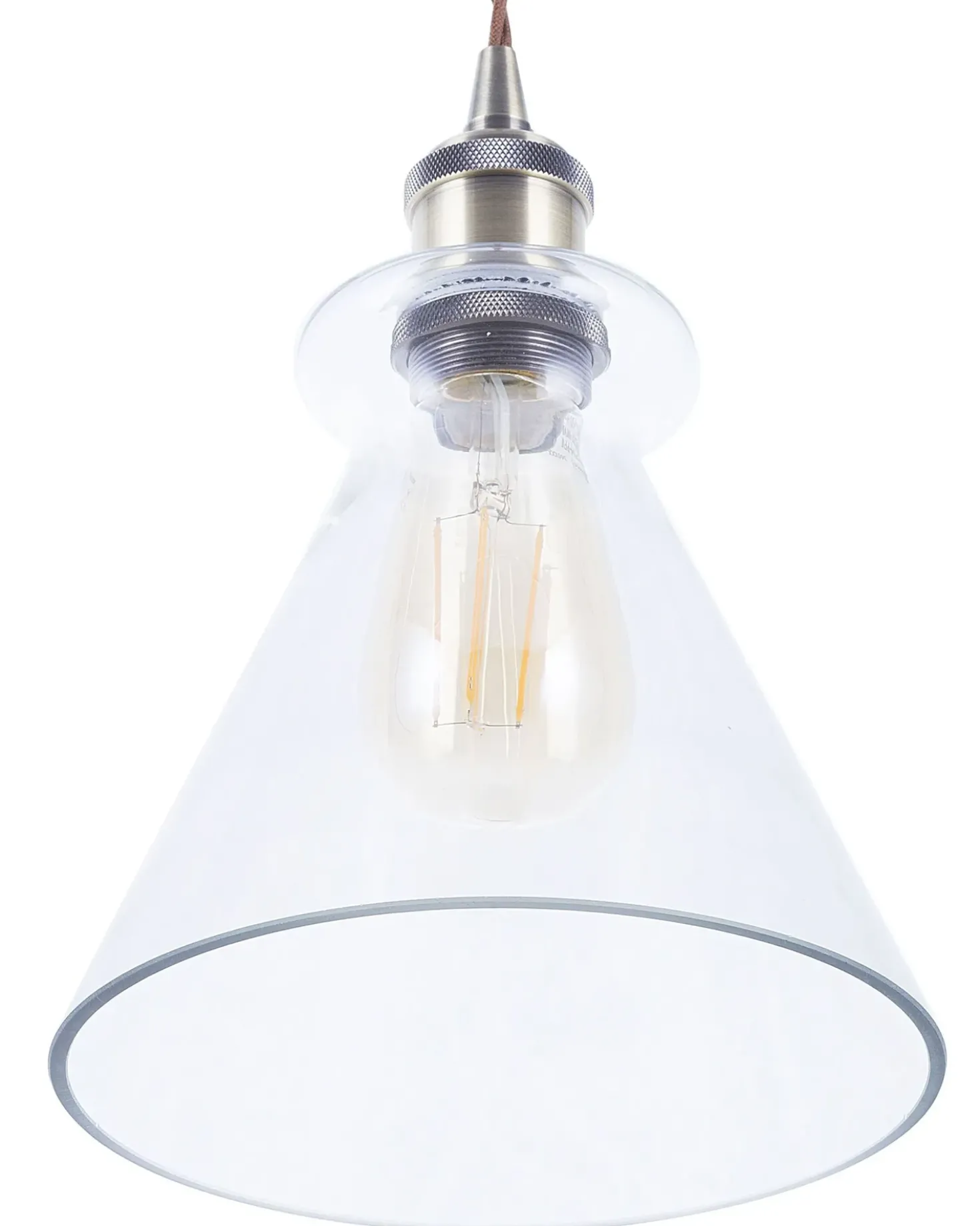 Lampadario BERGANTES Vetro Trasparente