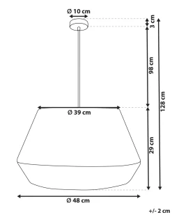 Lampadario BIRAU Iuta Naturale