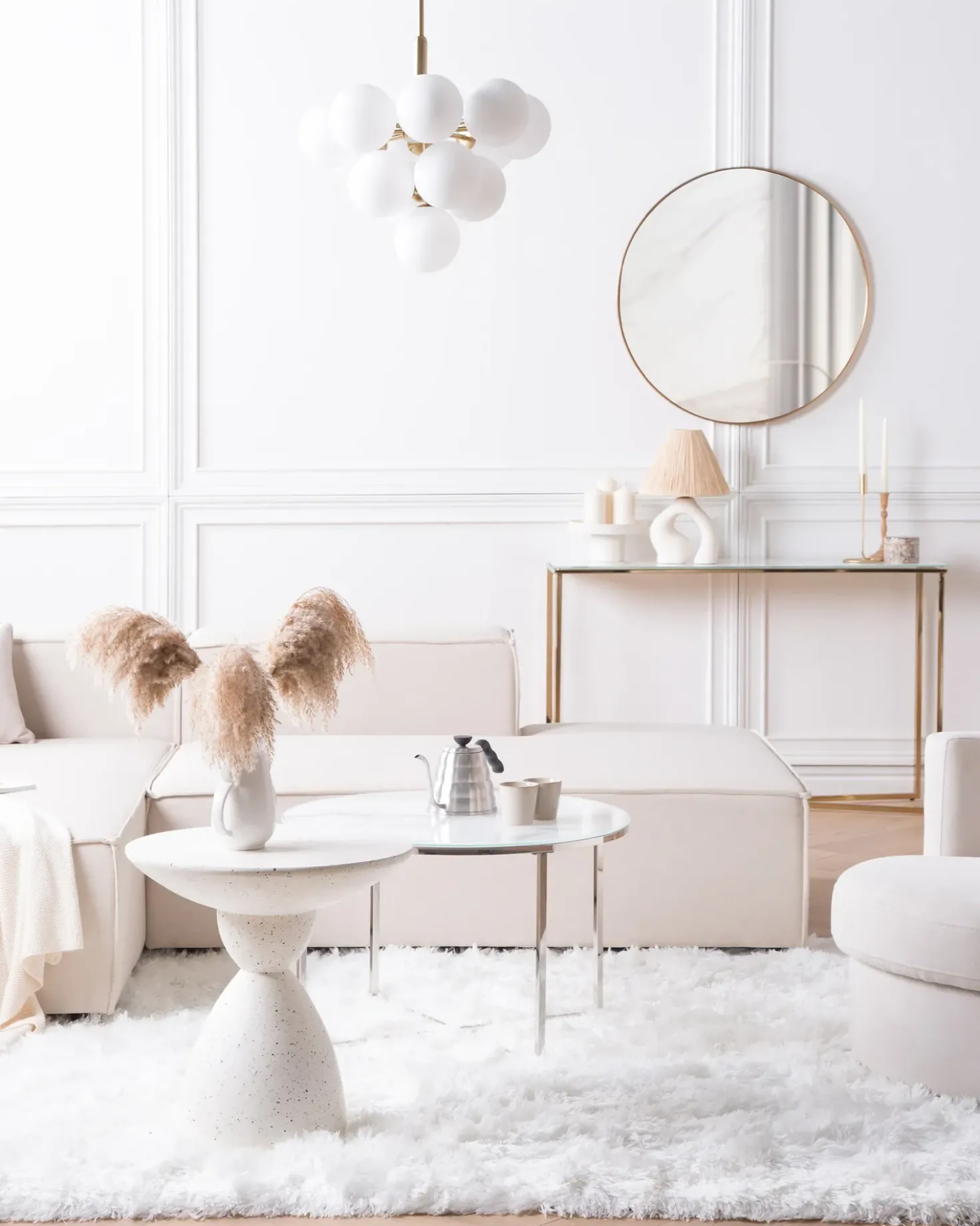 Lampadario BIRRIE Metallo Ottone