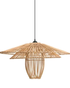 Lampadario BOTIJAS Rattan Naturale