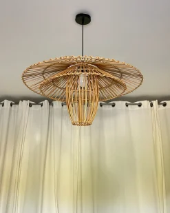 Lampadario BOTIJAS Rattan Naturale