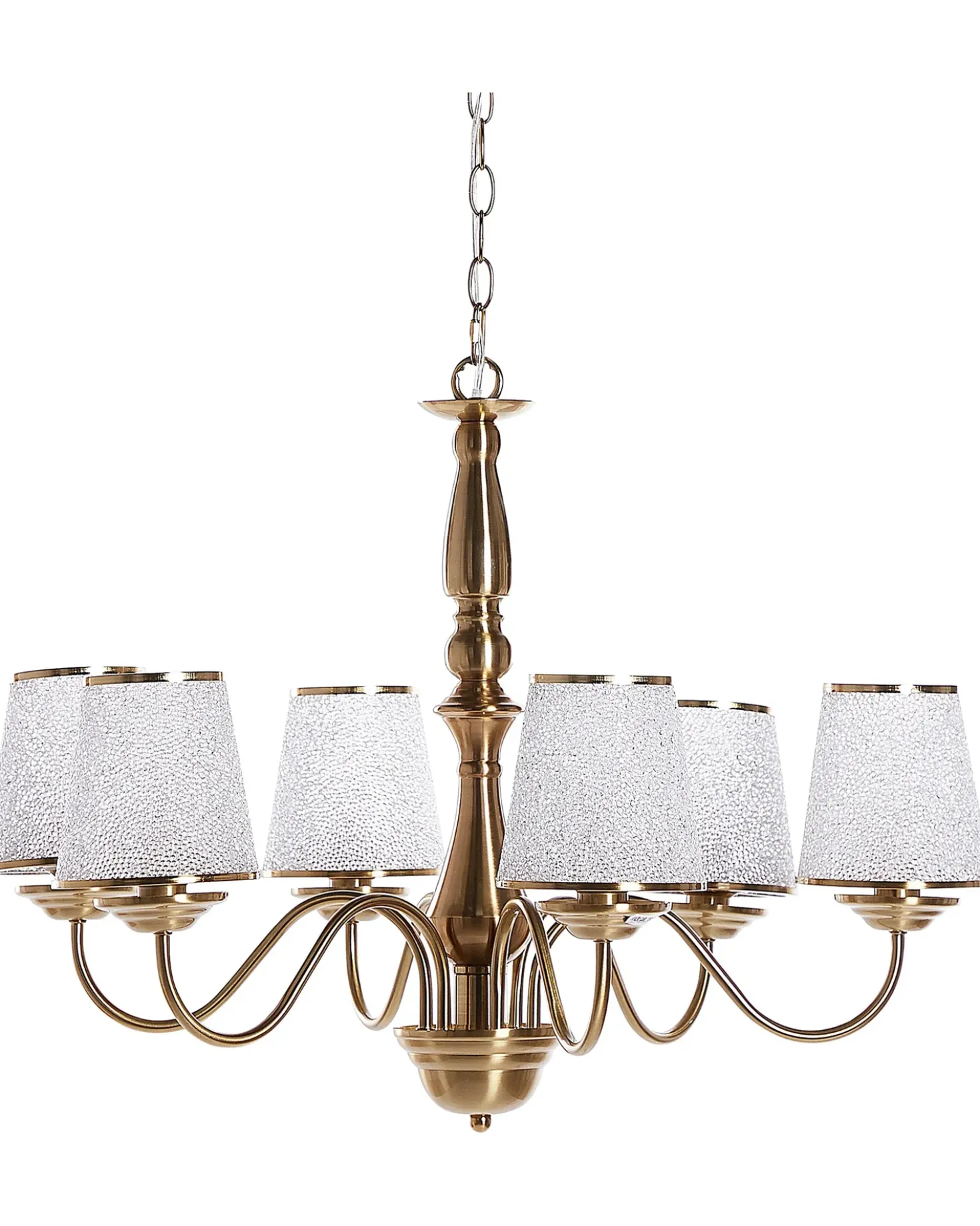 Lampadario BRADANO Metallo Ottone