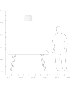 Lampadario CABRIALES Bianco