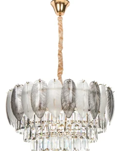 Lampadario CANAGUA Vetro Ottone