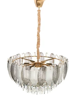 Lampadario CANAGUA Vetro Ottone