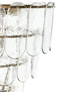 Lampadario CARAVELI Vetro Ottone