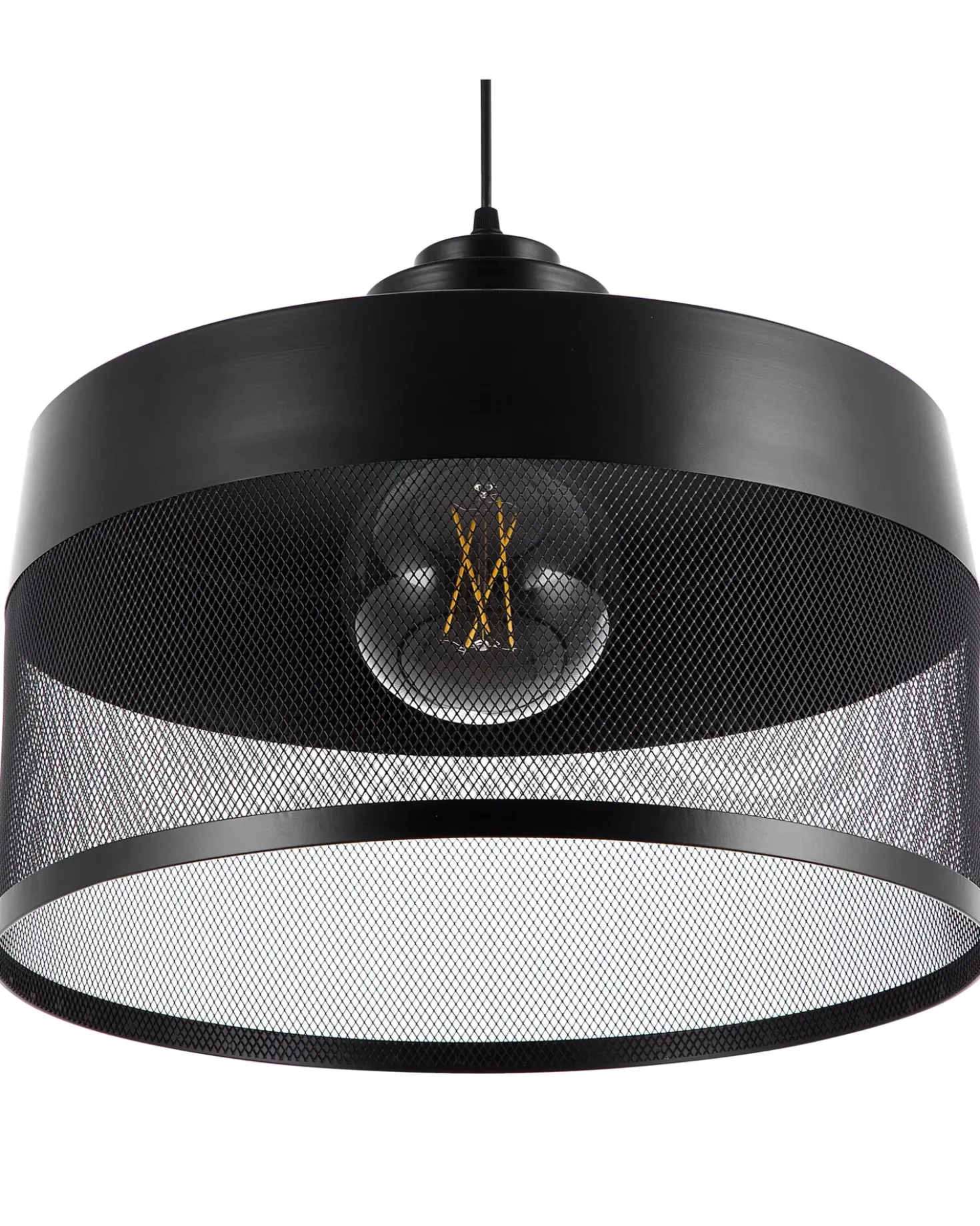 Lampadario CARDENER Metallo Nero