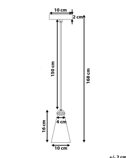 Lampadario CARES Metallo Rosa