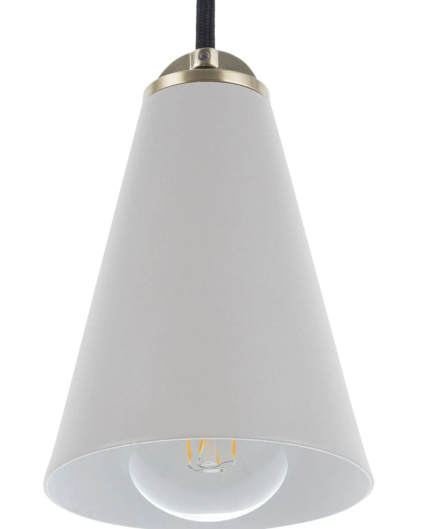 Lampadario CARES Metallo Grigio chiaro