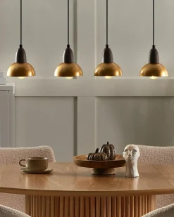 Lampadario CASTALY Metallo Ottone