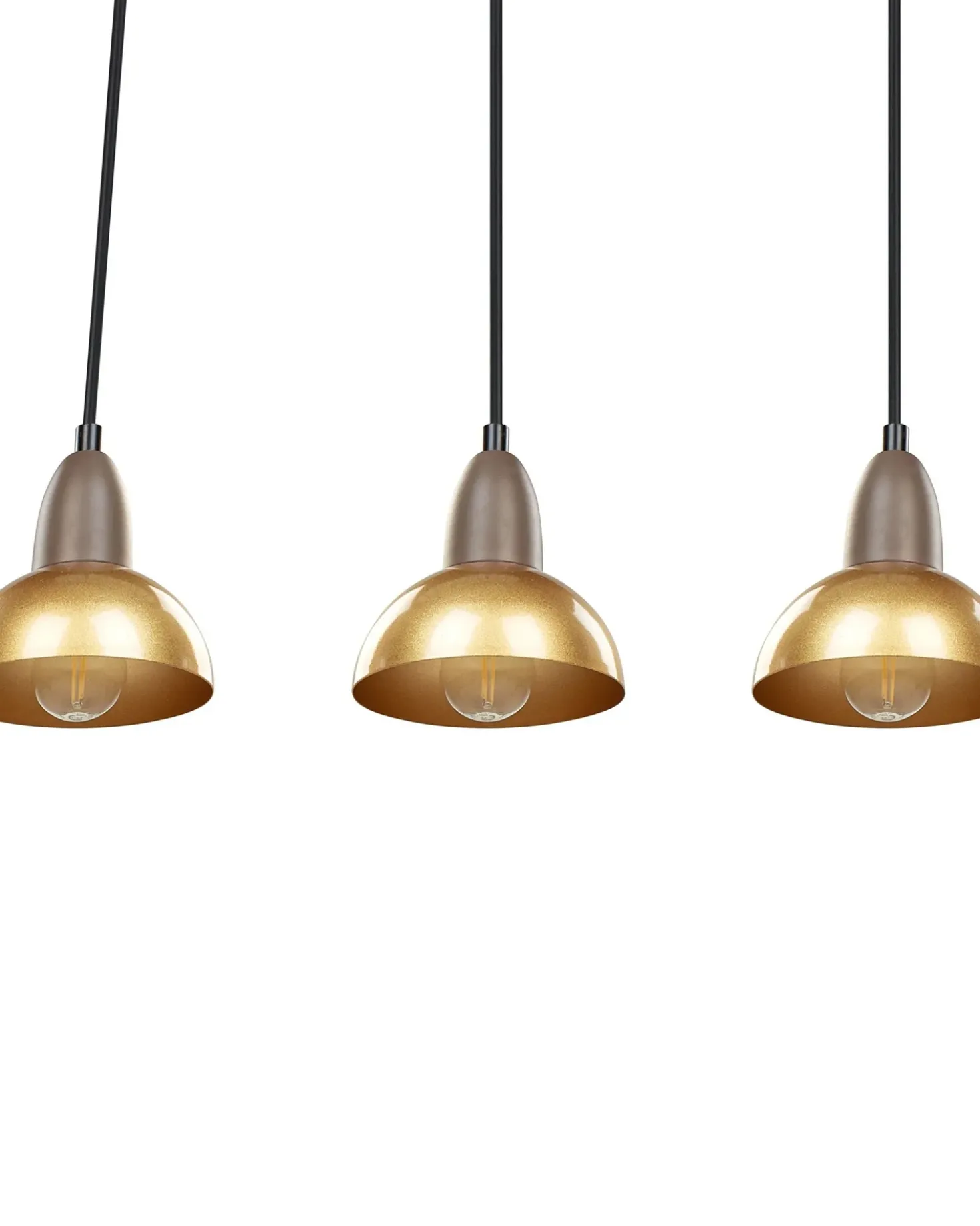 Lampadario CASTALY Metallo Ottone