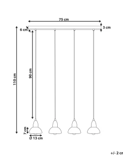 Lampadario CASTALY Metallo Ottone