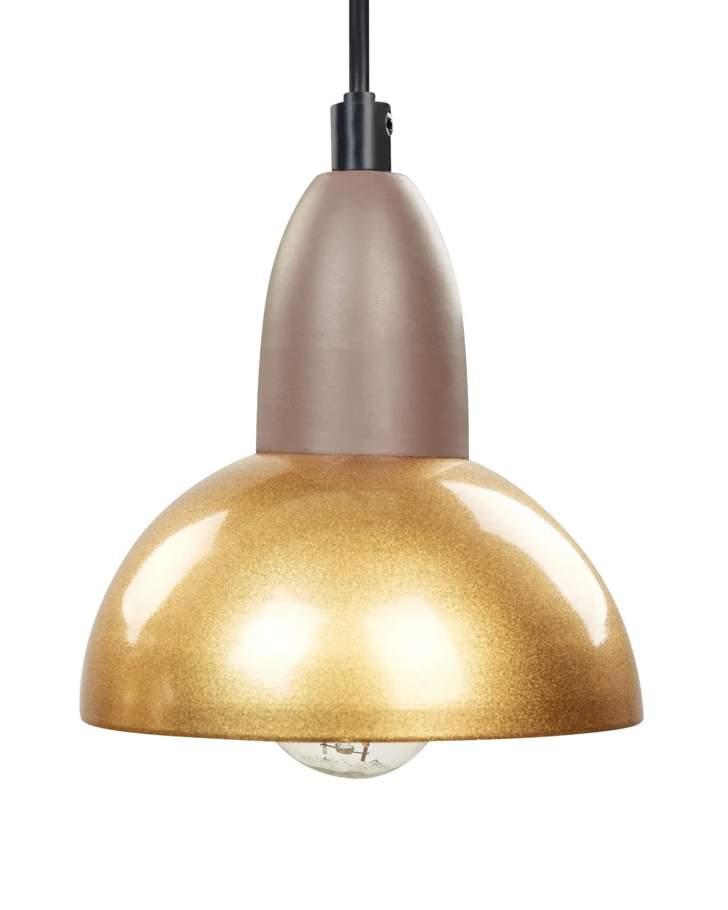 Lampadario CASTALY Metallo Ottone