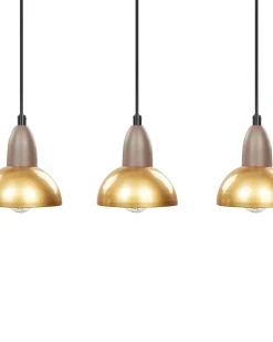Lampadario CASTALY Metallo Ottone
