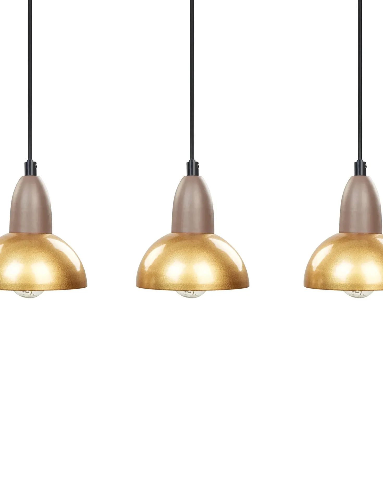 Lampadario CASTALY Metallo Ottone