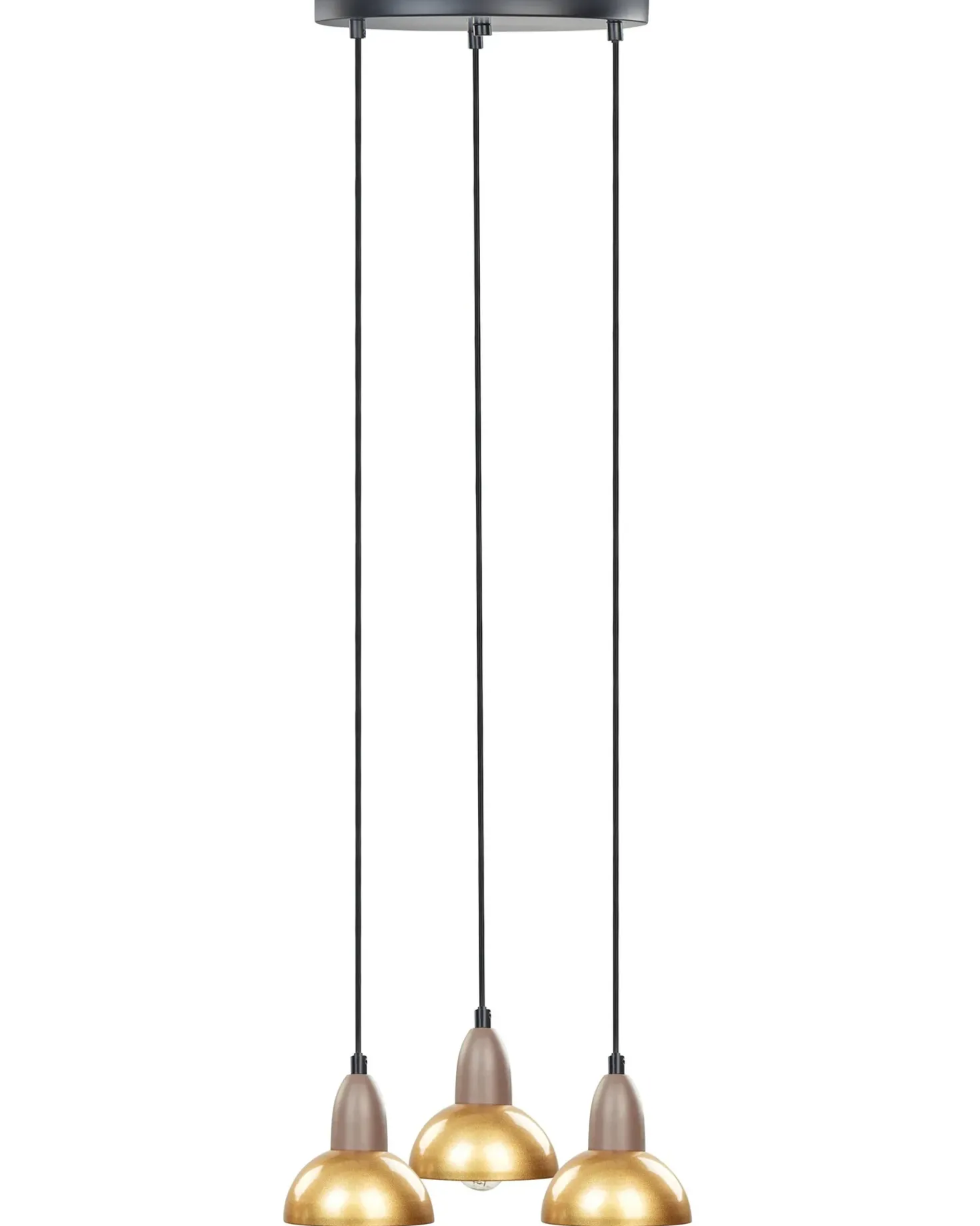 Lampadario CASTALY Metallo Ottone