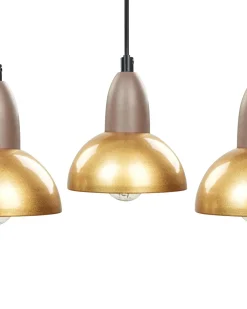 Lampadario CASTALY Metallo Ottone